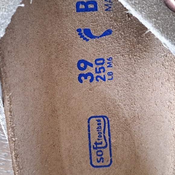 Birkenstock Boston Soft Footbed Clogs - Color: Suede Taupe - Size: Women 8 - Picture 10 of 11